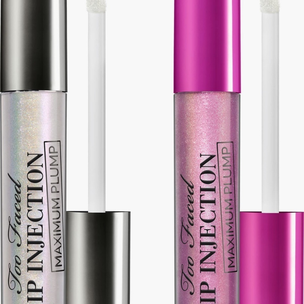 ๐Too Faced Lip Injection Maximum Plump Lip Gloss Duo::NIB::Limited Edition:: - Picture 4 of 13